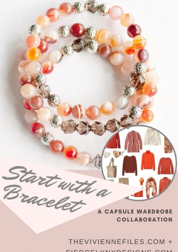 How to build a travel capsule wardrobe starting with a Sardonyx bracelet