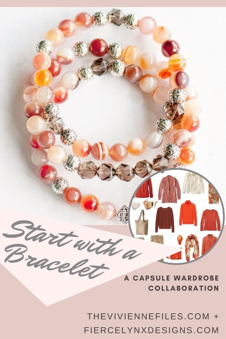 How to build a travel capsule wardrobe starting with a Sardonyx bracelet