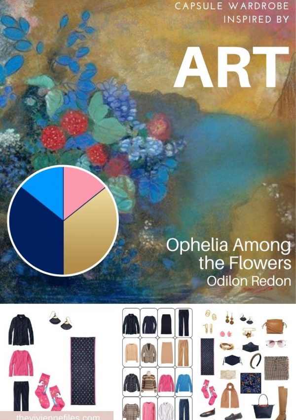 Adding Accessories! Start with Art: Ophelia Among the Flowers by Odilon Redon