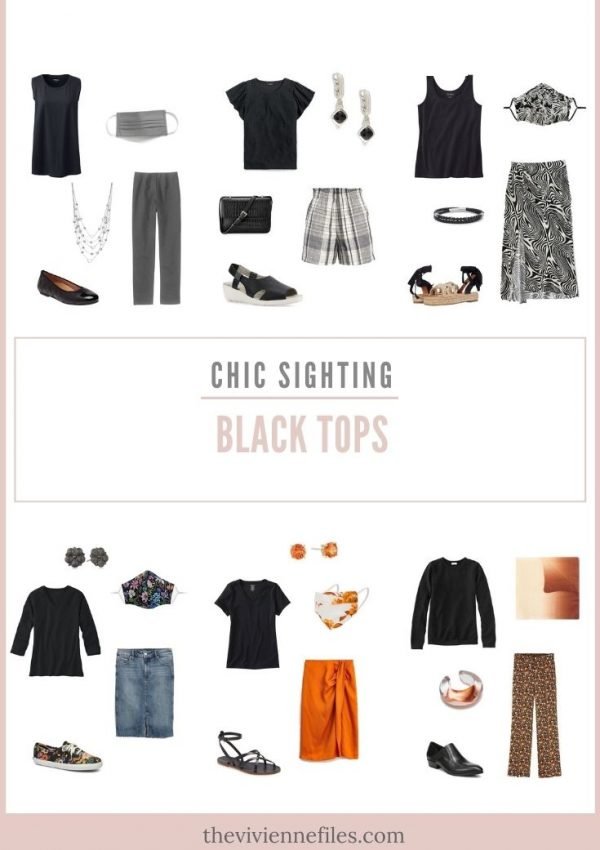 CHIC SIGHTINGS_ BLACK TOPS!