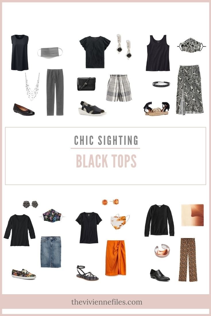 CHIC SIGHTINGS_ BLACK TOPS!