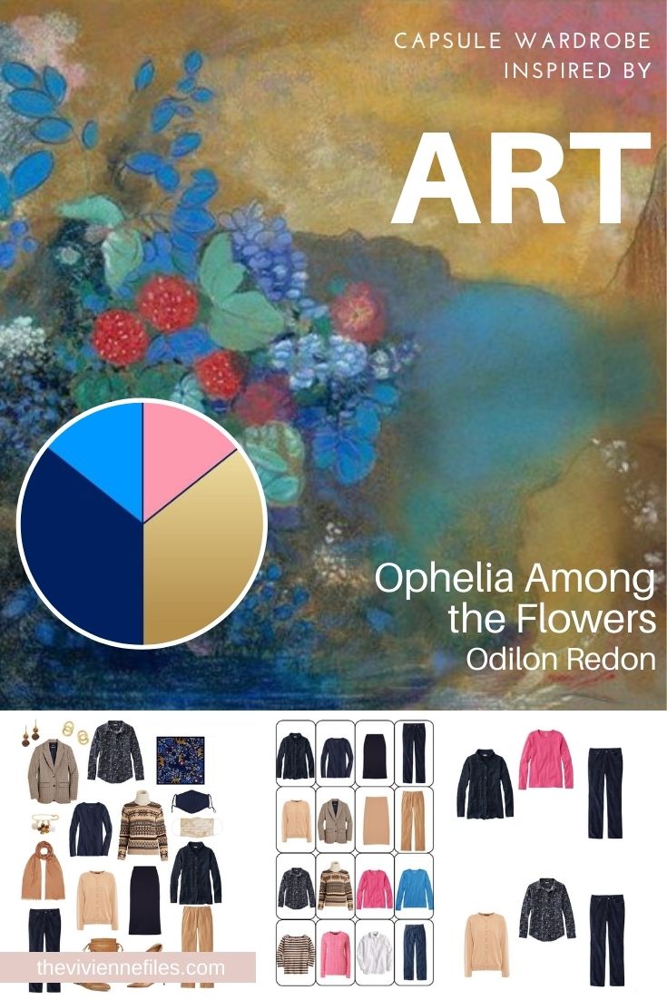 START WITH ART: EXPANDING ON A WARDROBE BASED ON OPHELIA AMONG THE FLOWERS BY ODILON REDON