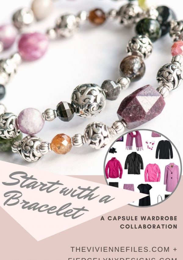 how to build a capsule wardrobe starting with a Tourmaline birthstone bracelet