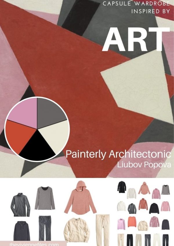 CAN YOU BUILD A WARDROBE WITH COLORS THAT CLASH? START WITH ART: PAINTERLY ARCHITECTONIC BY LIUBOV POPOVA