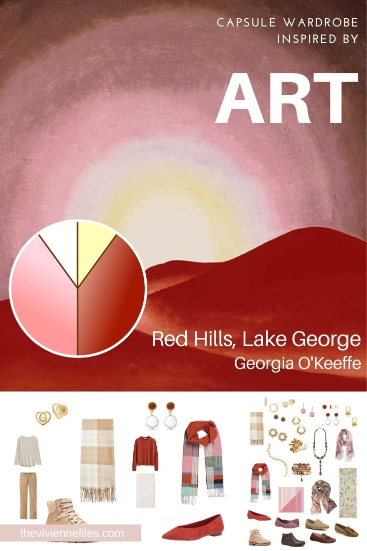 START WITH ART: ADDING ACCESSORIES – RED HILLS, LAKE GEORGE BY GEORGIA O’KEEFFE