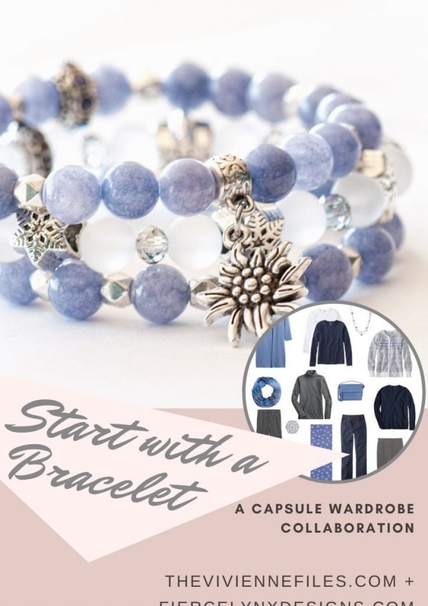 how to build a capsule wardrobe starting with a December birthstone bracelet