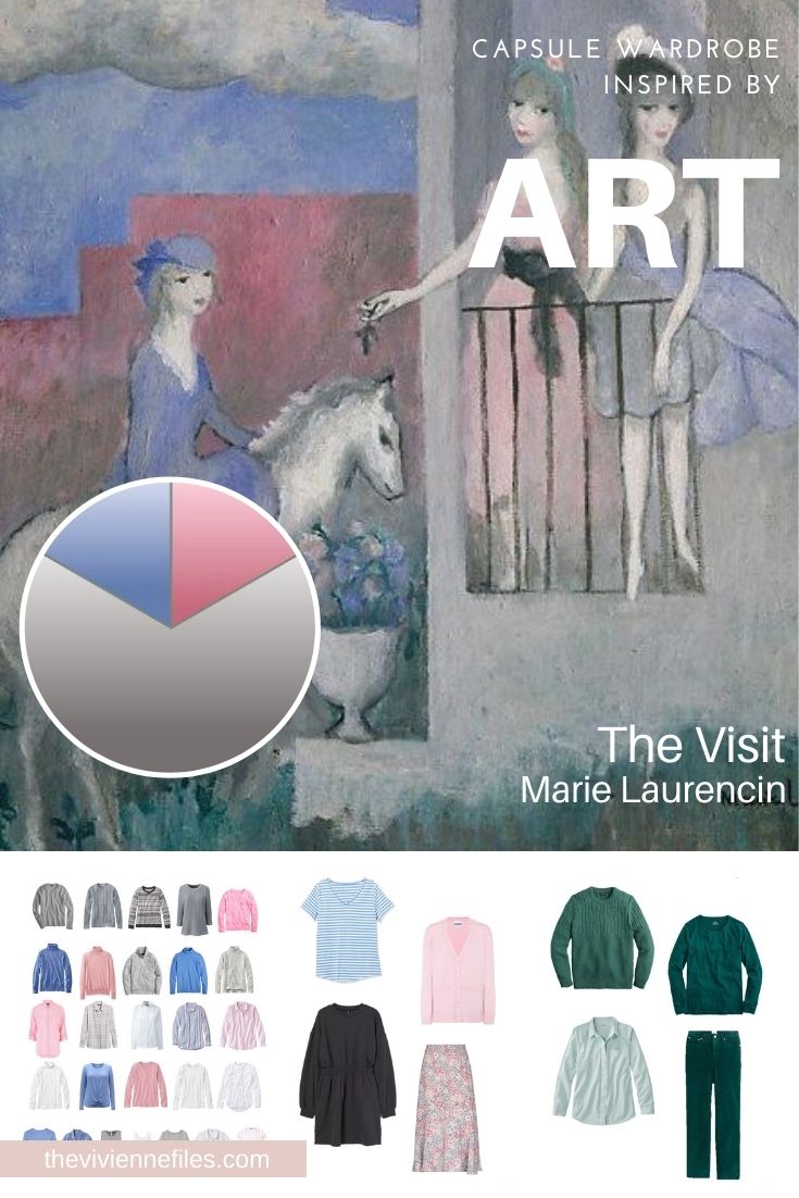 INTRODUCING A NEW ACCENT COLOR INTO AN ESTABLISHED WARDROBE – THE VISIT BY MARIE LAURENCIN