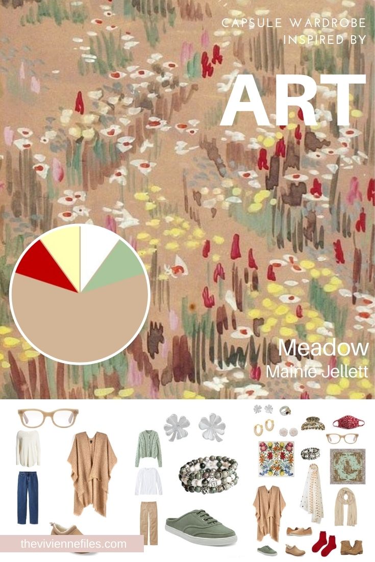 ACESSORIES! ADDING BALANCE AND INTEREST TO START WITH ART: MEADOW BY MAINIE JELLETT