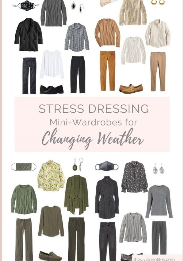 STRESS DRESSING MINI-WARDROBES FOR CHANGING SPRING WEATHER