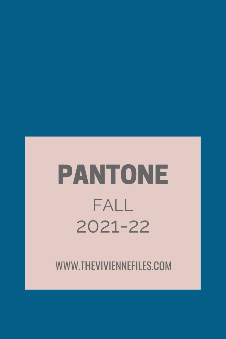 ACCESSORY ACCENT COLORS – PANTONE FALL 202122