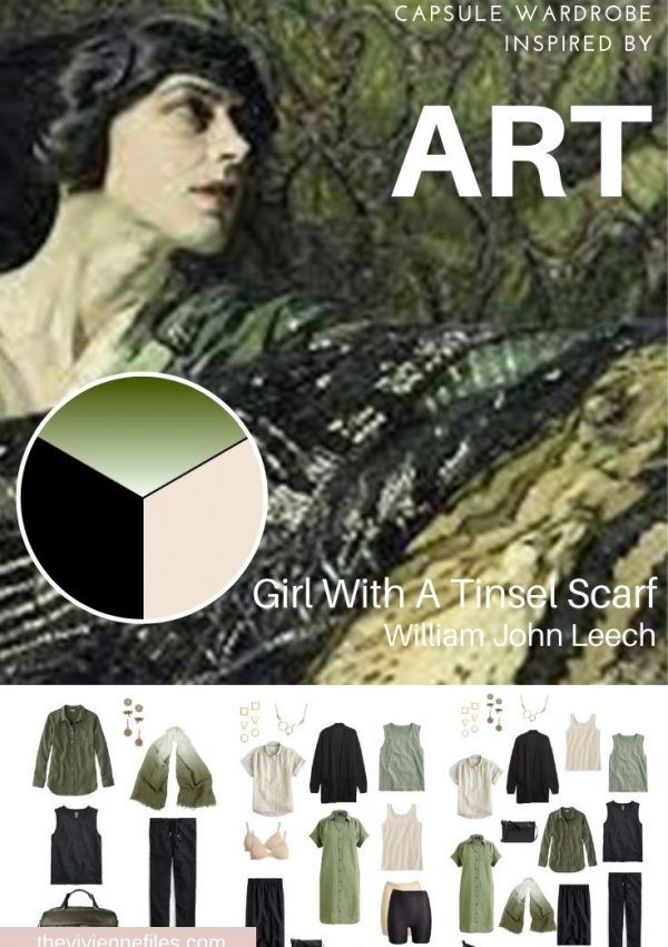 START WITH ART GIRL WITH A TINSEL SCARF BY WILLIAM JOHN LEECH