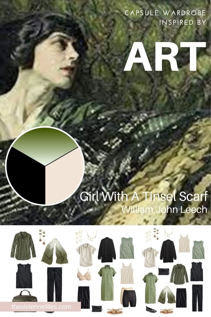 START WITH ART GIRL WITH A TINSEL SCARF BY WILLIAM JOHN LEECH