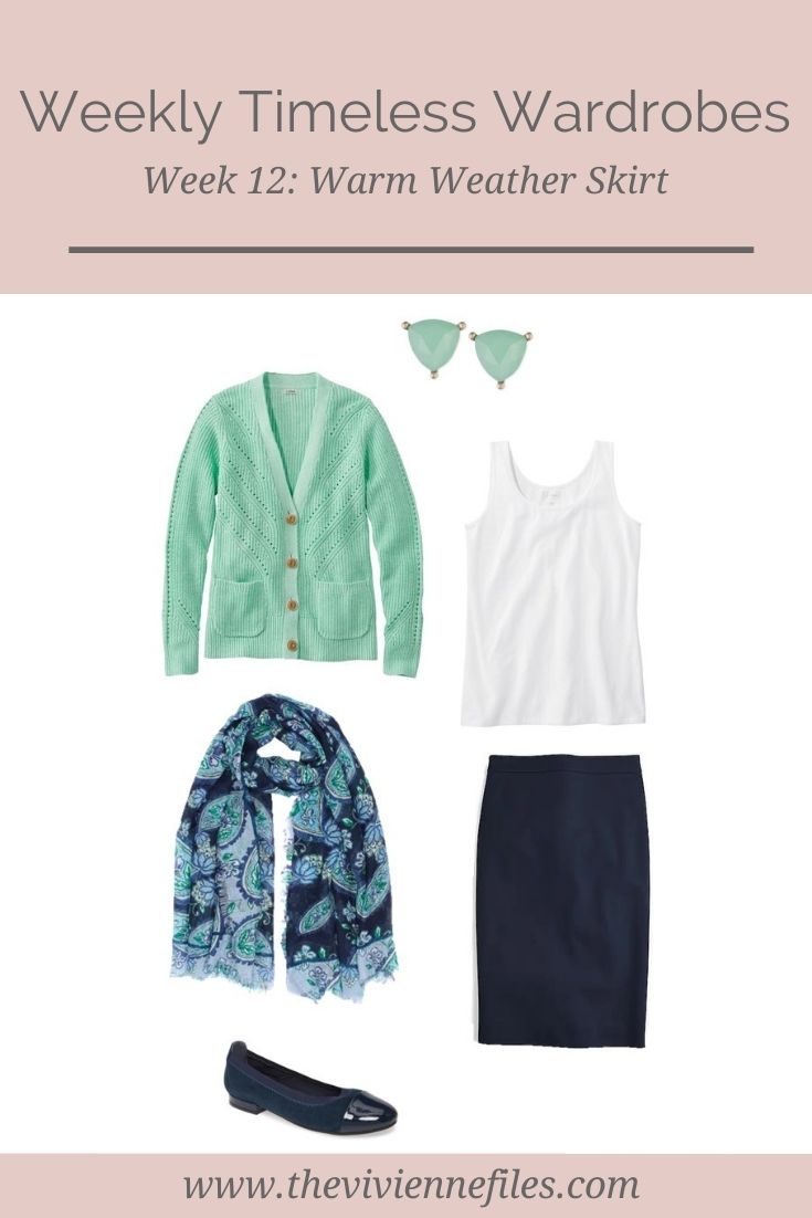 WEEKLY TIMELESS WARDROBE #12 – A WARM WEATHER SKIRT!