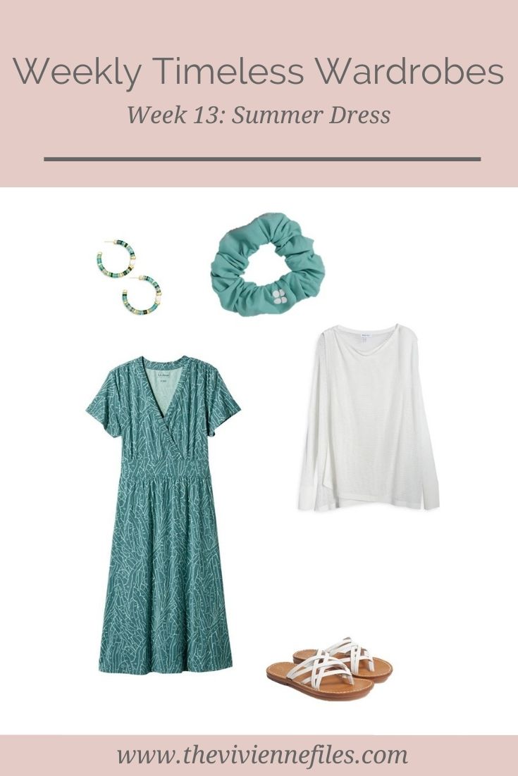 WEEKLY TIMELESS WARDROBE #13 – A SUMMER DRESS