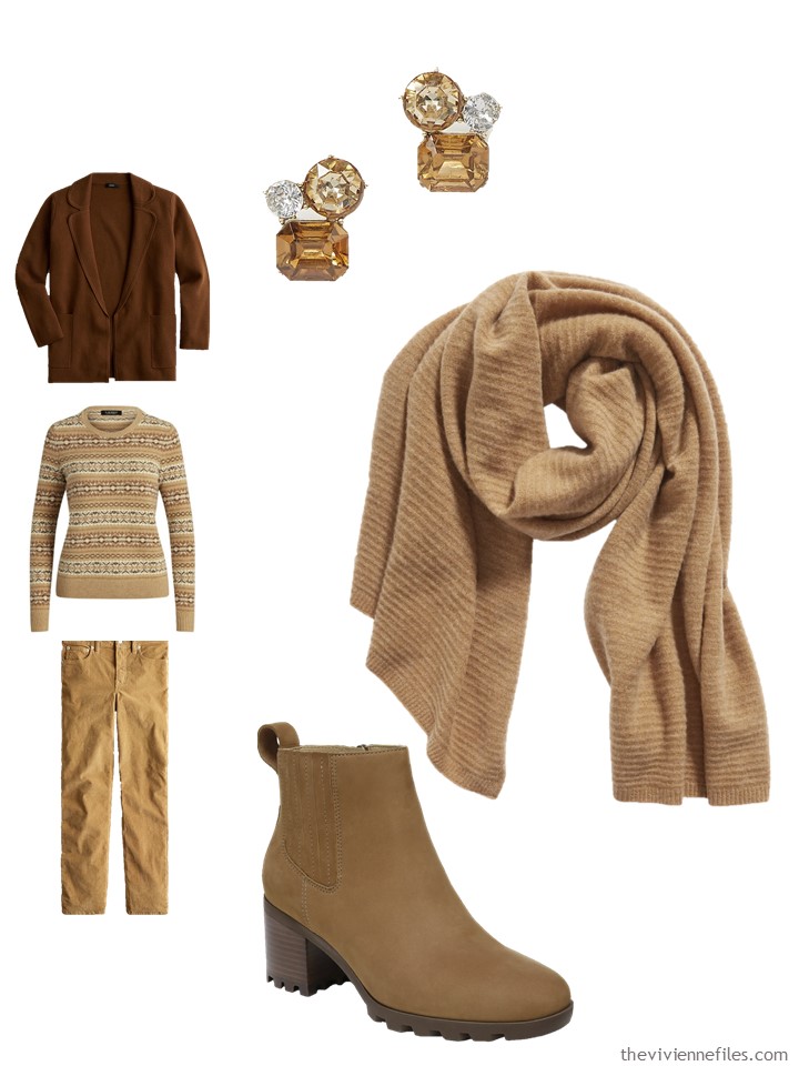 Accessorizing a Camel, Ivory and Brown Capsule Wardrobe - The Vivienne ...