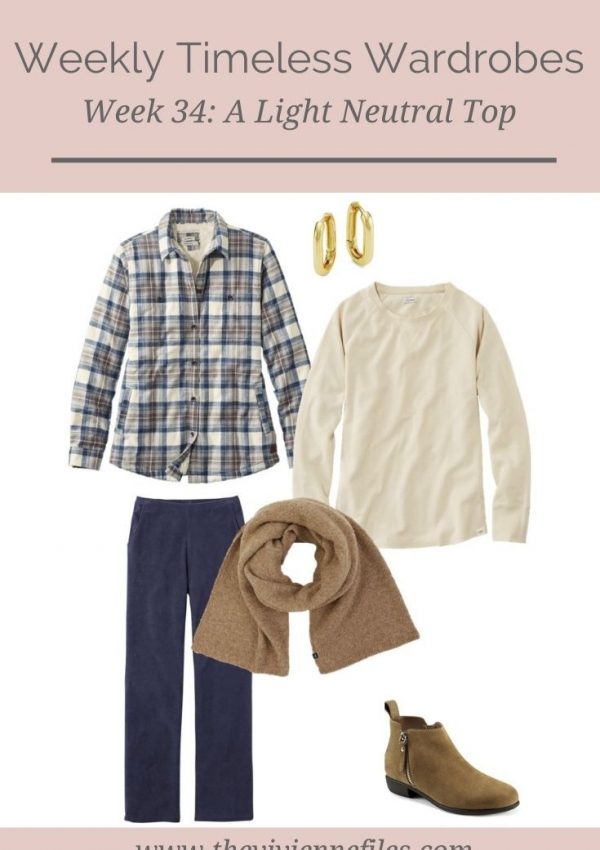 Weekly Timeless Wardrobe #34: A Light Neutral Top