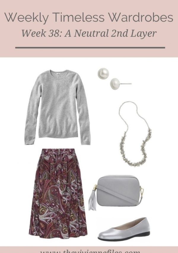 Weekly Timeless Wardrobe #38: A Neutral 2nd Layer