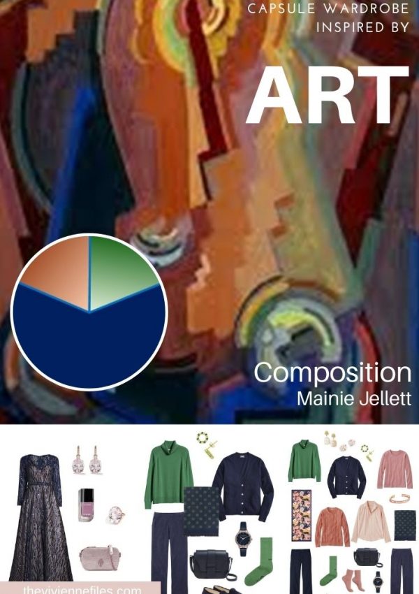 A Travel Capsule Wardrobe in 3 Moods; Start with Art Composition by Mainie Jellett