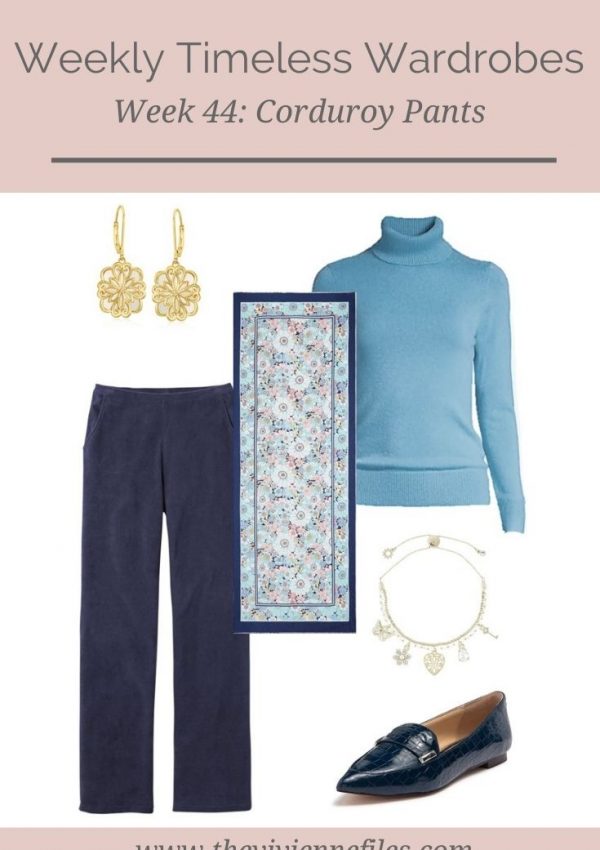 Weekly Timeless Wardrobe #44: Corduroy Pants