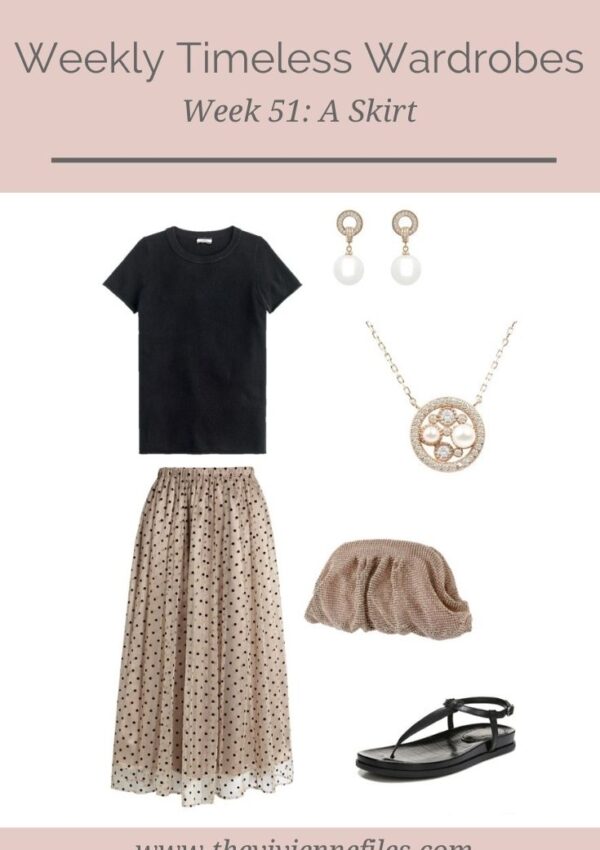 Weekly Timeless Wardrobe #51: A Skirt
