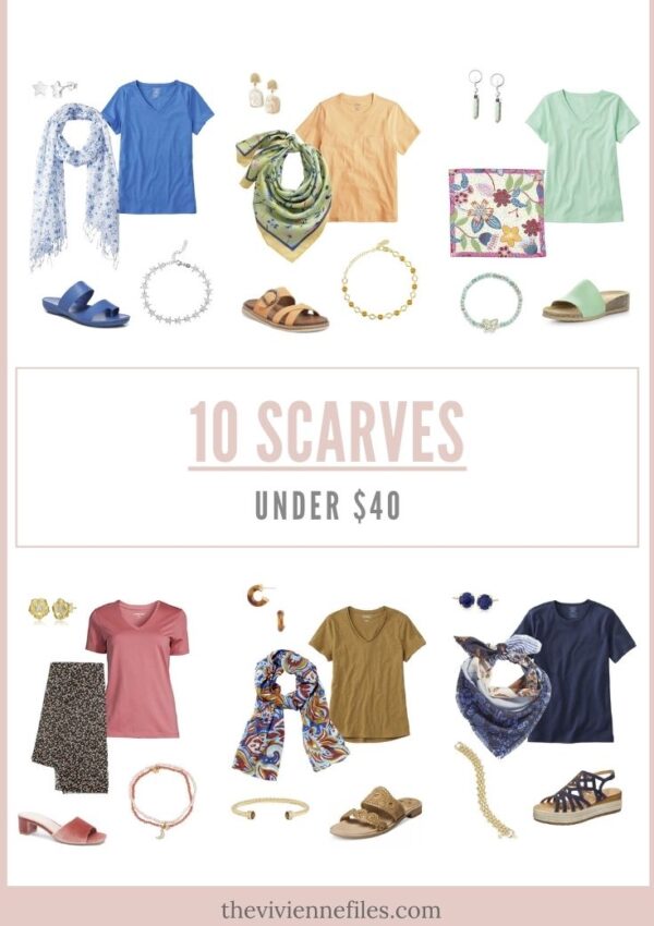 YOU DON’T HAVE TO SPEND A FORTUNE – 10 SCARVES UNDER $40