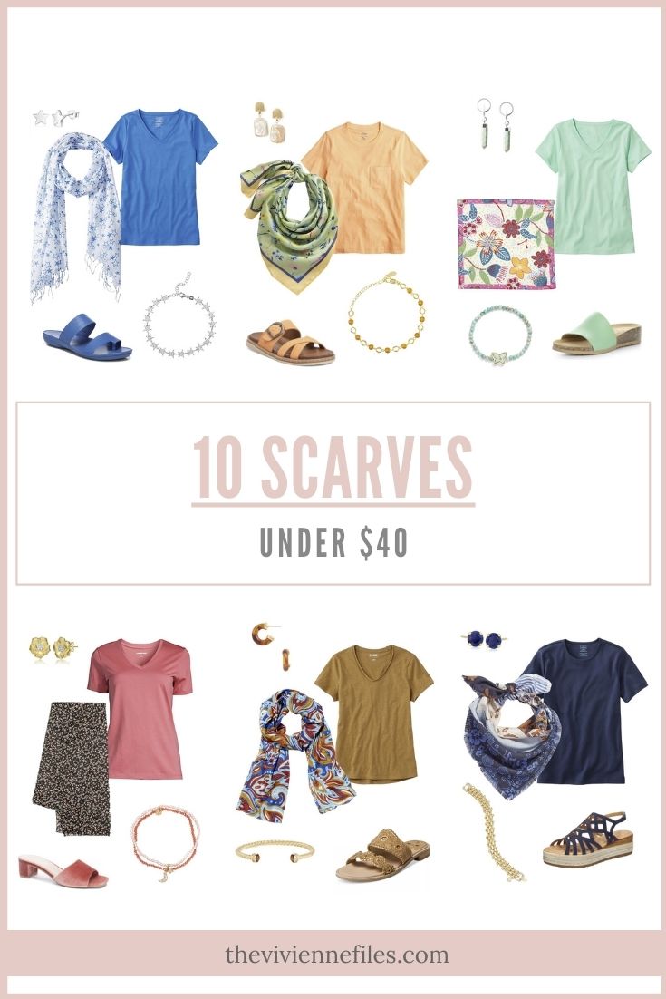 YOU DON’T HAVE TO SPEND A FORTUNE – 10 SCARVES UNDER $40