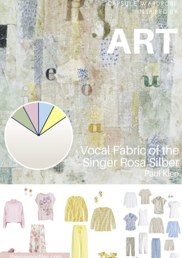 Start with Art Vocal Fabric of the Singer Rosa Silber by Paul Klee, and French 5-Piece Wardrobes