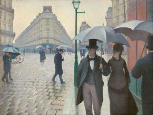 Paris Street; Rainy Day by Gustave Caillebotte