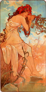 Alphonse Mucha - Summer