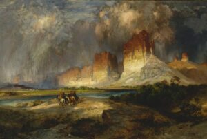 Thomas Moran - Cliffs of Upper Colorado River