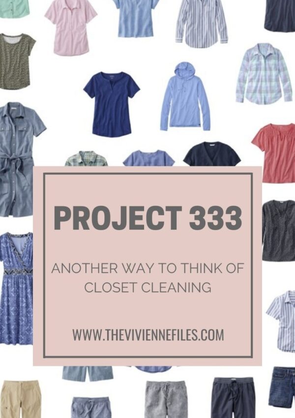 ANOTHER WAY TO THINK ABOUT CLOSET CLEANING