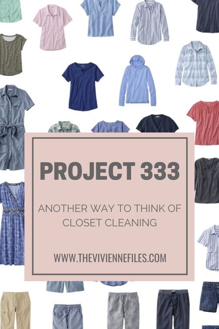 ANOTHER WAY TO THINK ABOUT CLOSET CLEANING