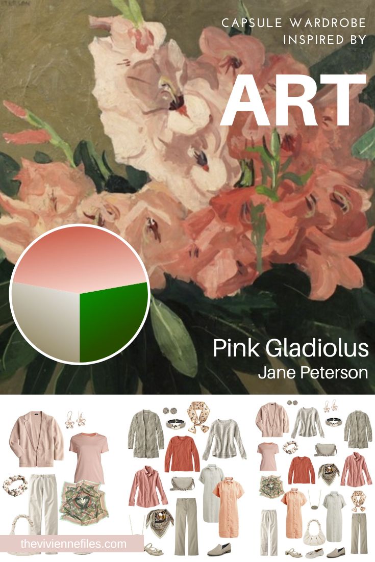 START WITH ART: PINK GLADIOLUS BY JANE PETERSON