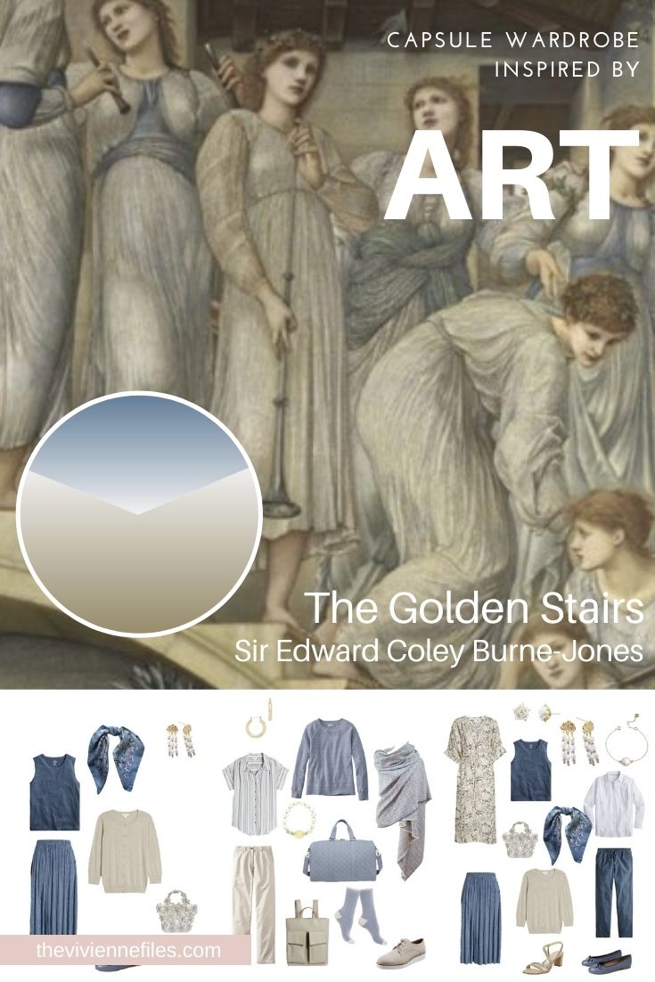 START WITH ART THE GOLDEN STAIRS BY SIR EDWARD COLEY BURNEY-JONES