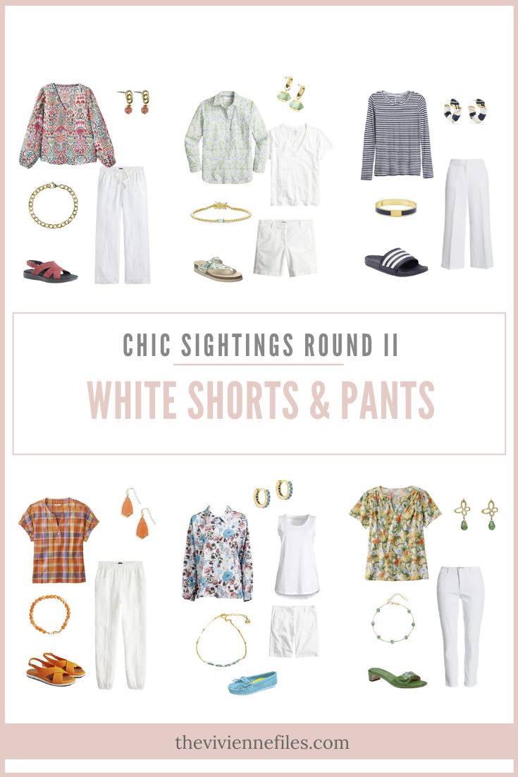 Chic Sighting Round 2: White Shorts and Pants