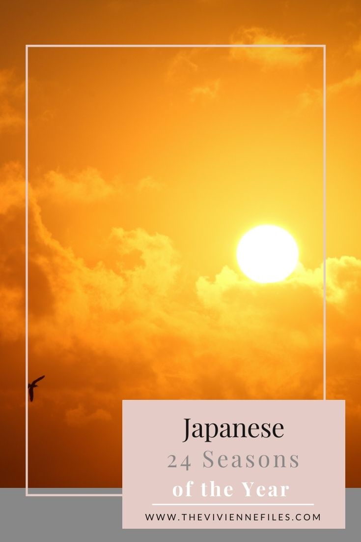 JAPANESE 24 SEASONS OF THE YEAR – SHŌSHO, SMALL HEAT