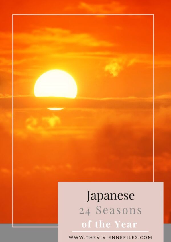 JAPANESE 24 SEASONS OF THE YEAR – TAISHO – LARGE HEAT