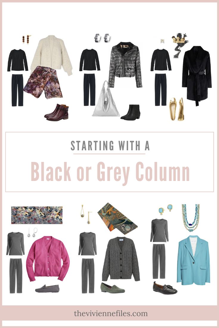 STARTING WITH A BLACK COLUMN (OR A GREY COLUMN!)