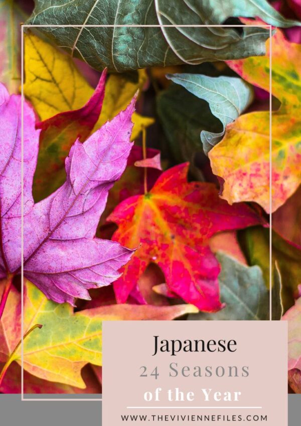 Japanese 24 Seasons of the Year – Risshū – Beginning of Autumn