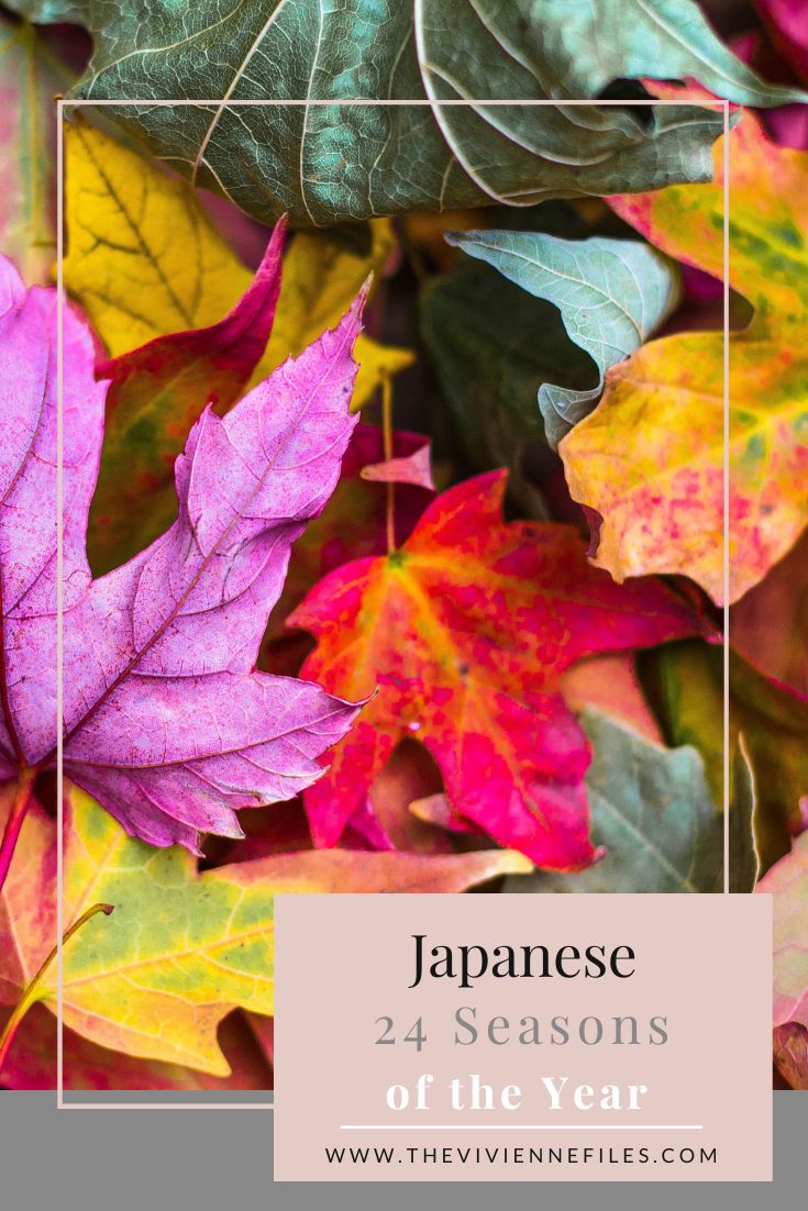 Japanese 24 Seasons of the Year – Risshū – Beginning of Autumn