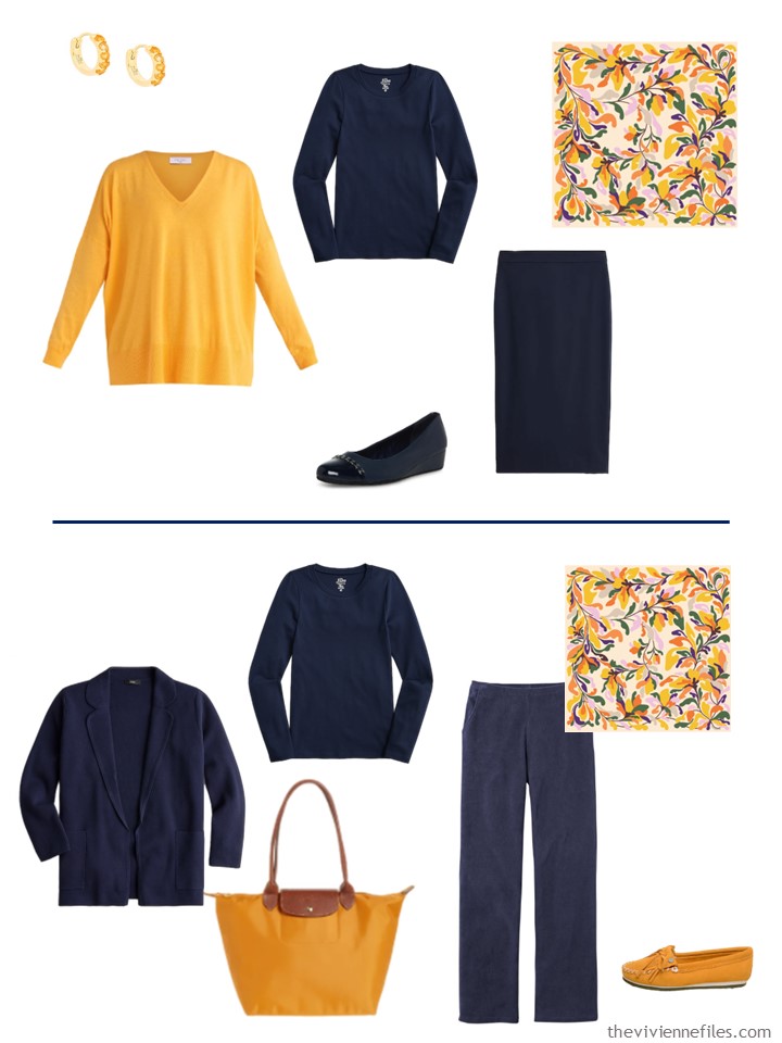 Five Accent Colors with Navy - The Vivienne Files