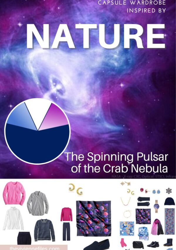 ADDING CLOTHES AND ACCESSORIES START WITH NATURE – THE SPINNING PULSAR OF THE CRAB NEBULA
