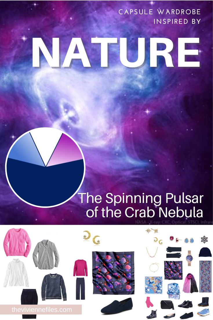 ADDING CLOTHES AND ACCESSORIES START WITH NATURE – THE SPINNING PULSAR OF THE CRAB NEBULA