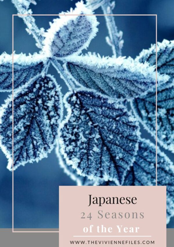 Japanese 24 Seasons of the Year – Sōkō Frost descent