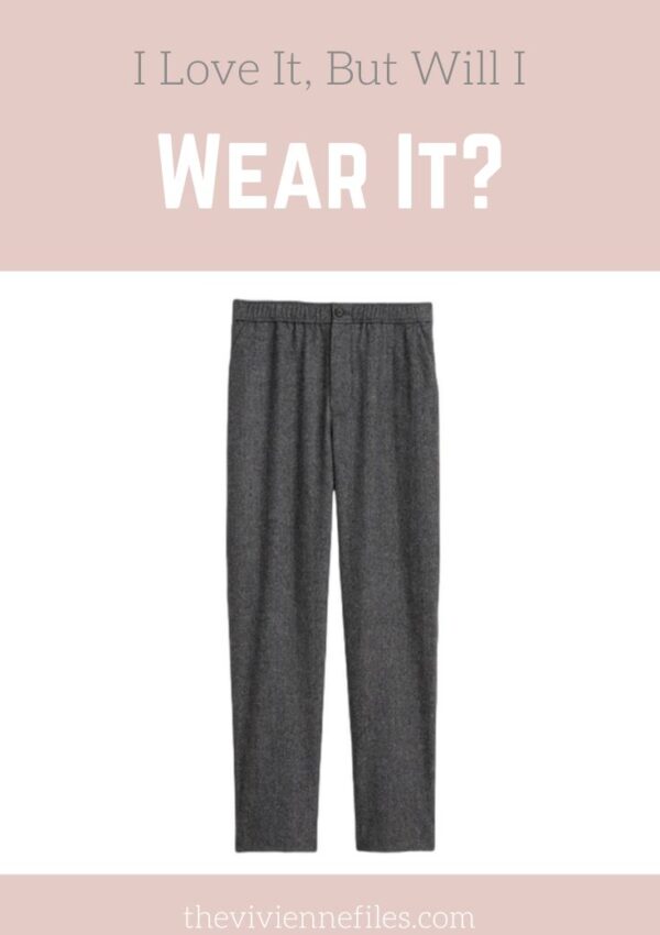 I Love It, But Will I Wear It? Black Tweed Pants