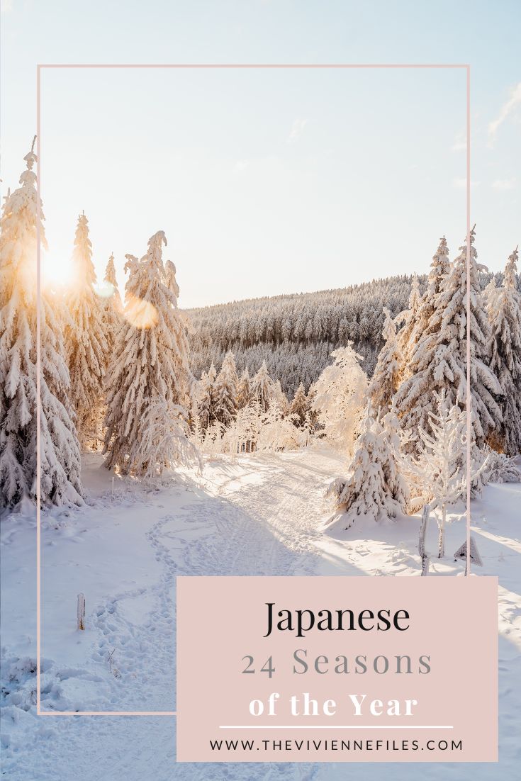Japanese 24 Seasons of the Year – Taisetsu - Large Snow