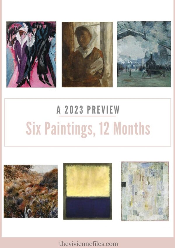 SIX PAINTINGS, 12 MONTHS – A 2023 PREVIEW!