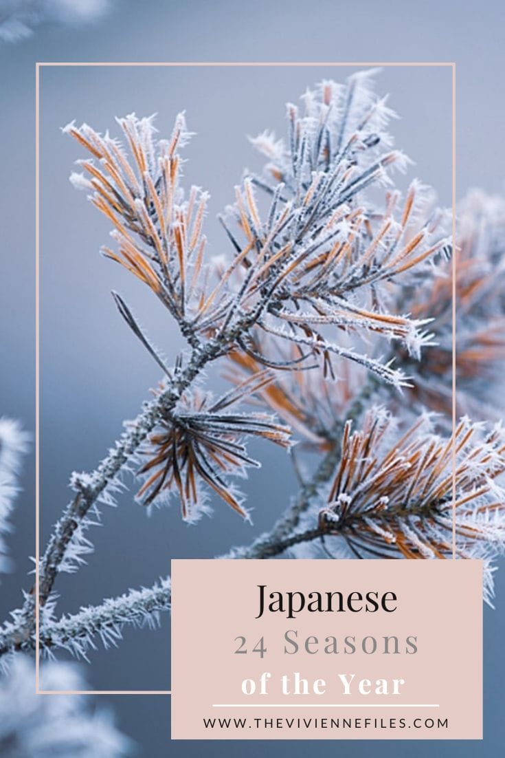 Japanese 24 Seasons of the Year - Daikan - Major Cold
