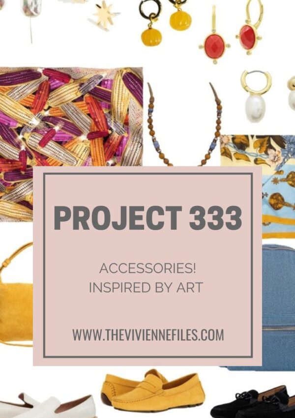 Accessories! Project 333 based on Composition by Ernest Mancoba