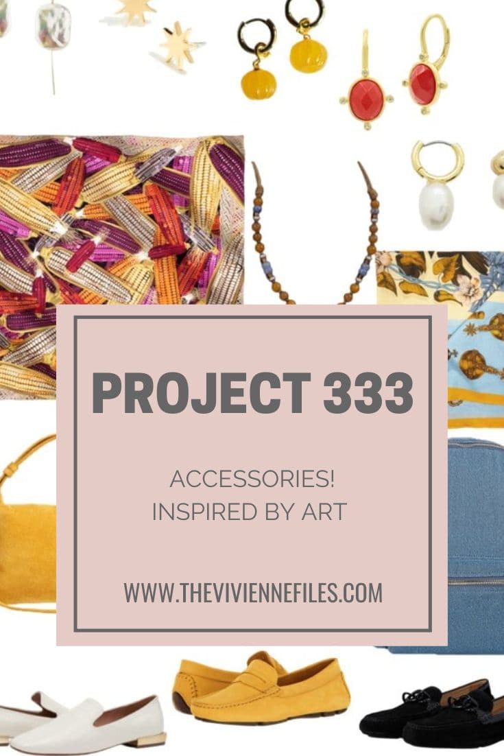 Accessories! Project 333 based on Composition by Ernest Mancoba